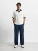 Men's Navy Relaxed Fit Solid Casual Jogger