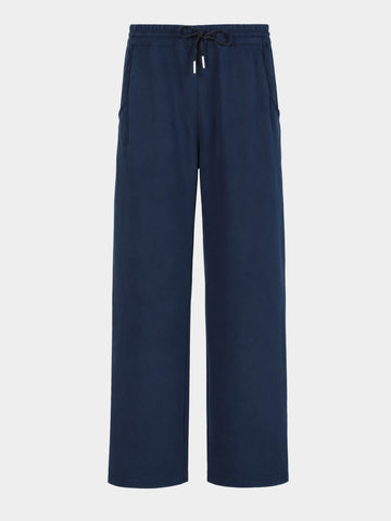 Men's Navy Relaxed Fit Solid Casual Jogger