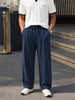 Men's Navy Relaxed Fit Solid Casual Jogger
