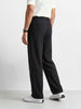 Men's Black Relaxed Fit Solid Casual Jogger