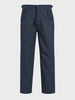 Men's Grey Relaxed Fit Solid Casual Trousers