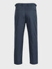 Men's Grey Relaxed Fit Solid Casual Trousers