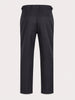 Men's Black Relaxed Fit Solid Casual Trousers