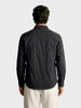 Men's Black Slim Fit Embroidered Resort Wear Shirt
