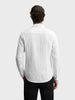 Men's White Slim Fit Printed Casual Shirt