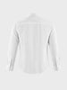Men's White Slim Fit Printed Casual Shirt