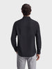 Men's Black Slim Fit Printed Casual Shirt