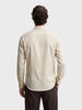 Men's Beige Slim Fit Printed Casual Shirt