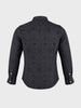 Men's Black Slim Fit Solid Casual Shirt
