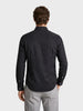 Men's Black Slim Fit Printed Casual Shirt