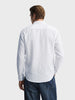 Men's White Slim Fit Solid Casual Shirt
