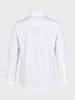 Men's White Slim Fit Solid Casual Shirt