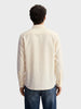 Men's Yellow Slim Fit Solid Casual Shirt