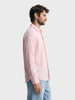 Men's Pink Slim Fit Solid Casual Shirt