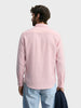 Men's Pink Slim Fit Solid Casual Shirt