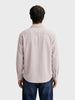 Men's Beige Slim Fit Solid Casual Shirt