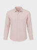 Men's Beige Slim Fit Solid Casual Shirt