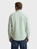 Men's Green Slim Fit Solid Casual Shirt