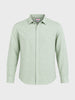 Men's Green Slim Fit Solid Casual Shirt