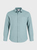 Men's Blue Slim Fit Solid Casual Shirt
