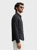 Men's Black Slim Fit Solid Casual Shirt