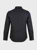 Men's Black Slim Fit Solid Casual Shirt