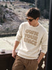 Men's Beige Slim Fit Embroidered Casual Sweater
