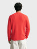 Men's Red Regular Fit Solid Casual Sweater