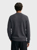 Men's Grey Slim Fit Solid Casual Sweater