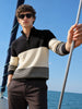 Men's Multicolor Slim Fit Solid Casual Sweater