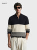 Men's Multicolor Slim Fit Solid Casual Sweater