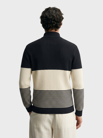 Men's Multicolor Slim Fit Solid Casual Sweater