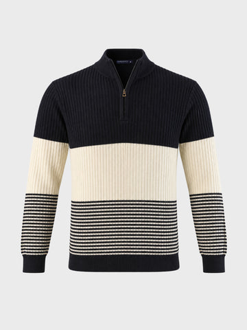 Men's Multicolor Slim Fit Solid Casual Sweater