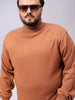 Men's Plus Fit Solid Turtle Neck Sweater
