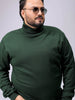 Men's Plus Fit Solid Turtle Neck Sweater