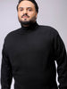 Men's Plus Fit Solid Turtle Neck Sweater