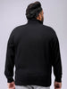 Men's Plus Fit Solid Turtle Neck Sweater