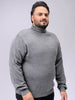 Men's Plus Fit Solid Turtle Neck Sweater