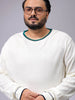 Men's Plus Fit Solid Crew Neck Sweater