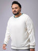 Men's Plus Fit Solid Crew Neck Sweater