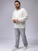 Men's Plus Fit Solid Crew Neck Sweater