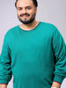 Men's Plus Fit Solid Crew Neck Sweater