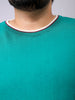 Men's Plus Fit Solid Crew Neck Sweater