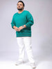 Men's Plus Fit Solid Crew Neck Sweater