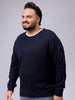 Men's Plus Fit Solid Crew Neck Sweater