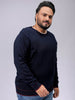 Men's Plus Fit Solid Crew Neck Sweater