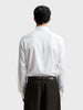 Men's White Slim Fit Solid Party Wear Shirt