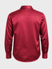 Men's Maroon Slim Fit Solid Party Wear Shirt