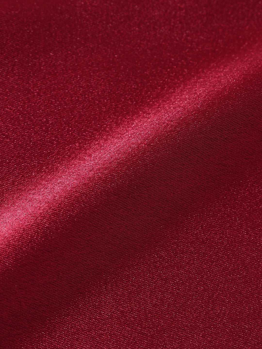 Men's Maroon Slim Fit Solid Party Wear Shirt