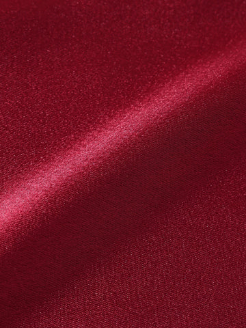 Men's Maroon Slim Fit Solid Party Wear Shirt